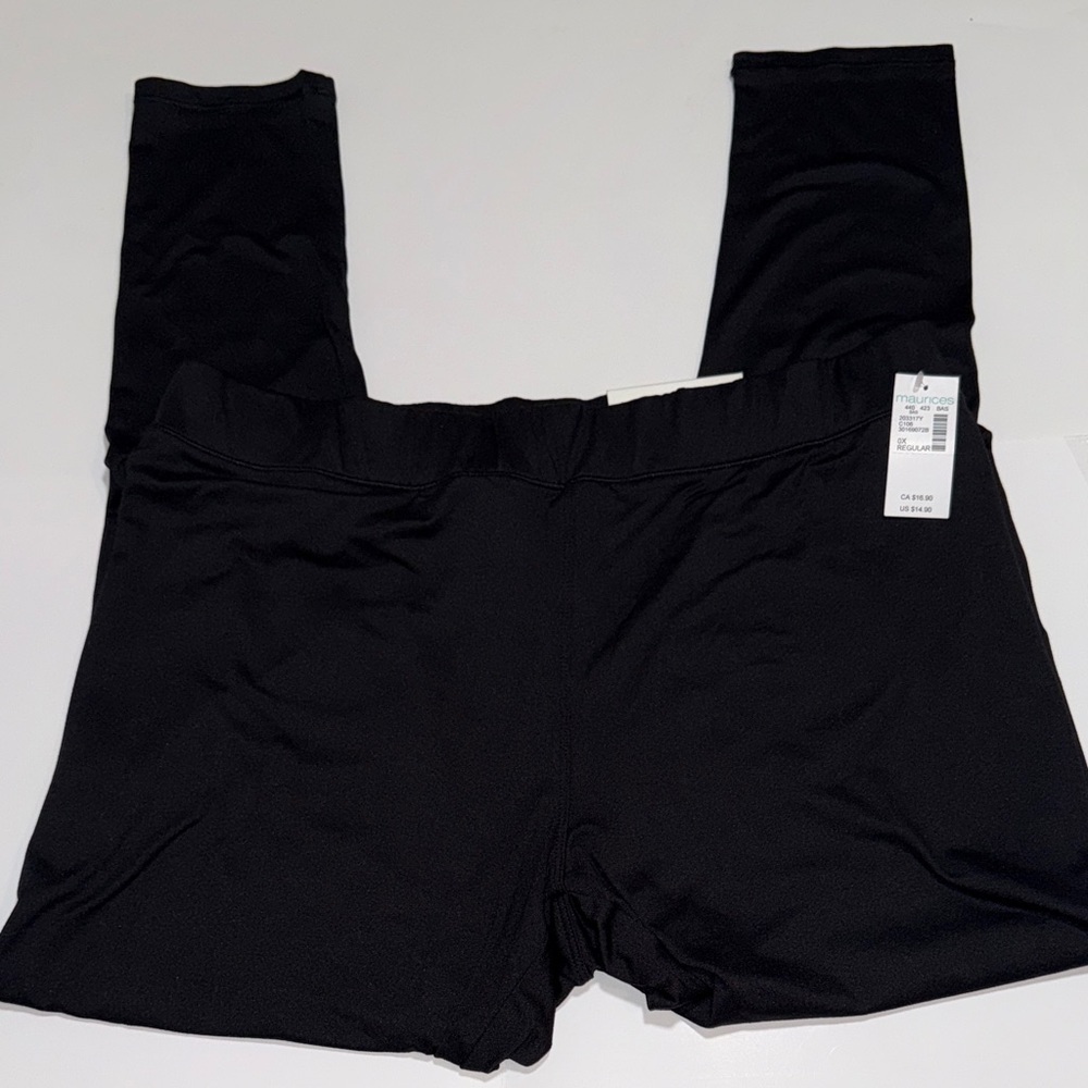 Maurices Ultra Soft High Waist Leggings Size 0X Black Regular Loungewear Comfy